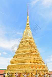 泰国曼谷大皇宫佛塔高清图片