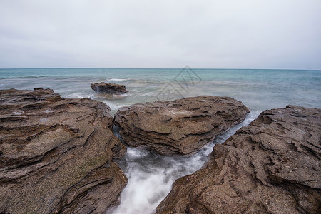 广西北海涠洲岛涠洲岛海景背景