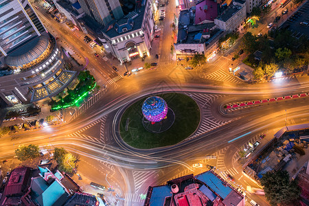 大连友好广场建筑高清图片素材