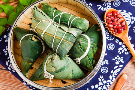 美味粽子传统美食高清图片素材