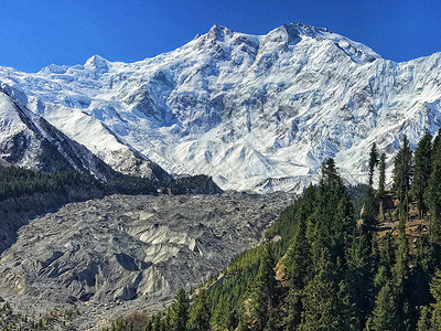 新疆帕米尔高原雪山陡直高清图片素材