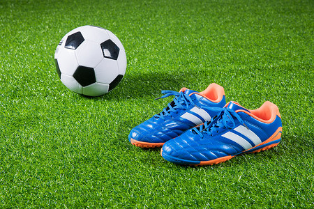 足球比赛足球鞋高清图片