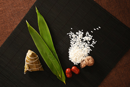 中国传统节日食品粽子背景图片