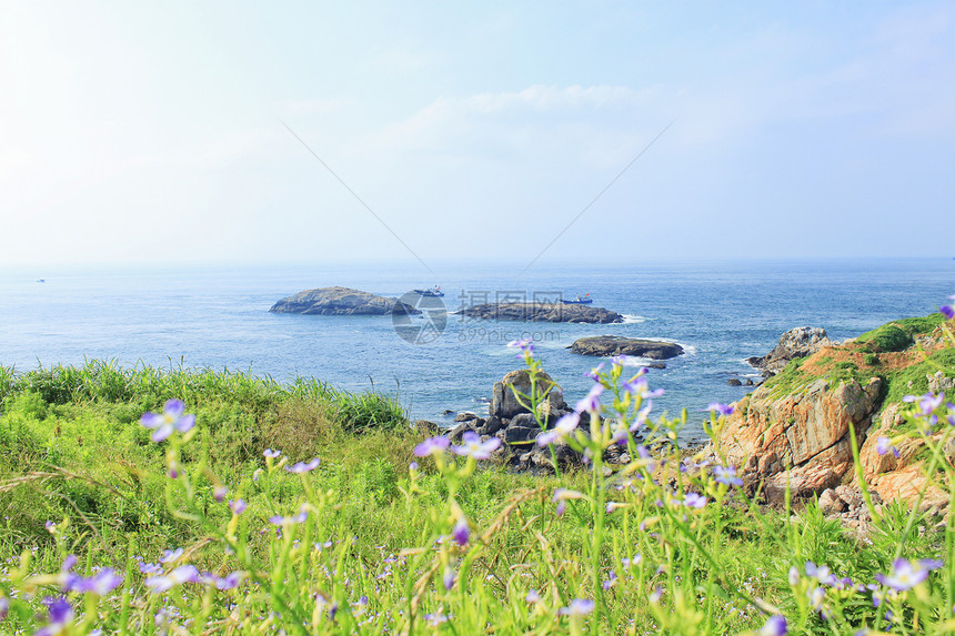 浙江象山渔山岛春色图片