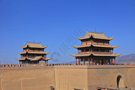 甘肃嘉峪关景区背景图片