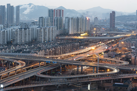 现代城市大连高楼高清图片素材