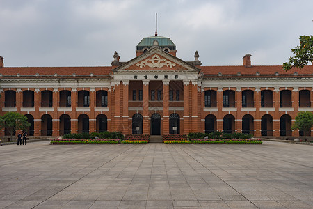 军盔鄂军都督府辛和革命纪念馆背景