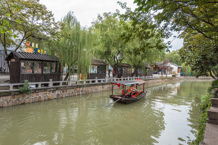 苏州江南水乡古镇古建筑高清图片素材