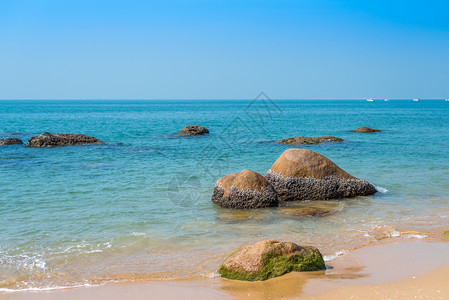 海南三亚海滨风光4A景区高清图片素材