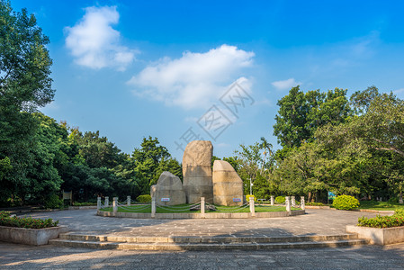 海南海口公园背景图片