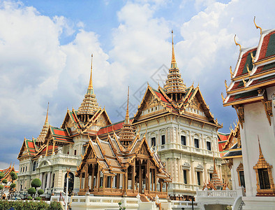 曼谷卧佛寺泰国曼谷大皇宫建筑群背景