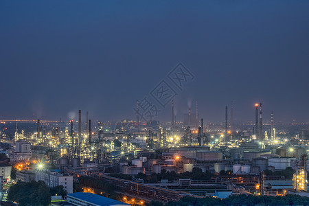 武汉青山区夜晚的武汉钢铁工厂车间背景