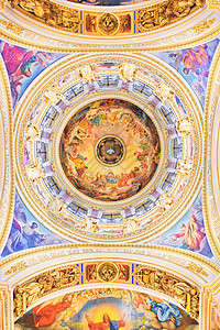 俄罗斯圣彼得堡滴血救世主教堂背景图片
