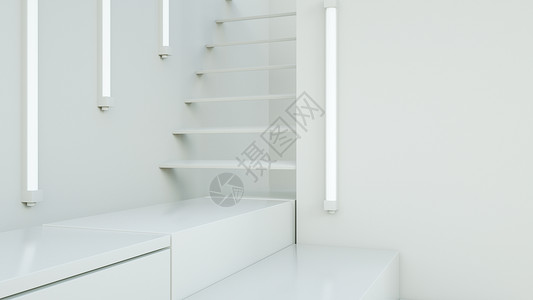 楼梯结构空间场景设计图片
