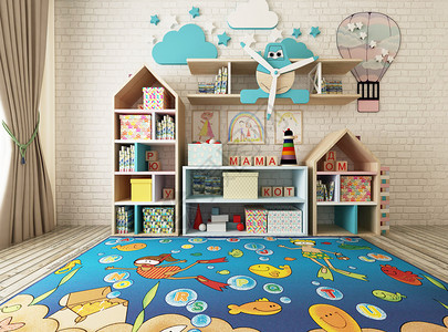 儿童沙发儿童室内空间设计图片