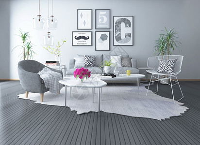 美式沙发背景美式loft风格室内家具设计图片
