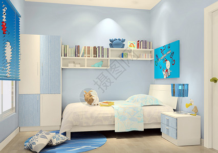 现代卧室床品背景图片