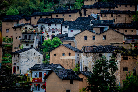 石板高清素材歙县阳产土楼背景