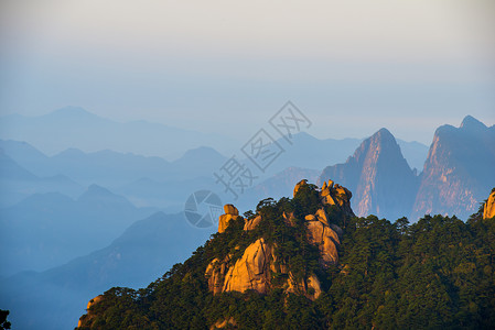 锦绣三清山背景图片