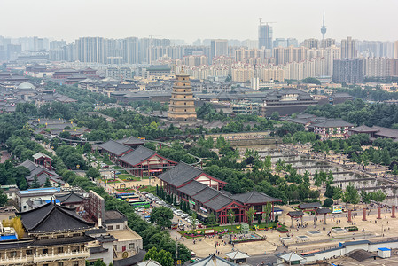 大雁塔文化旅游高清图片