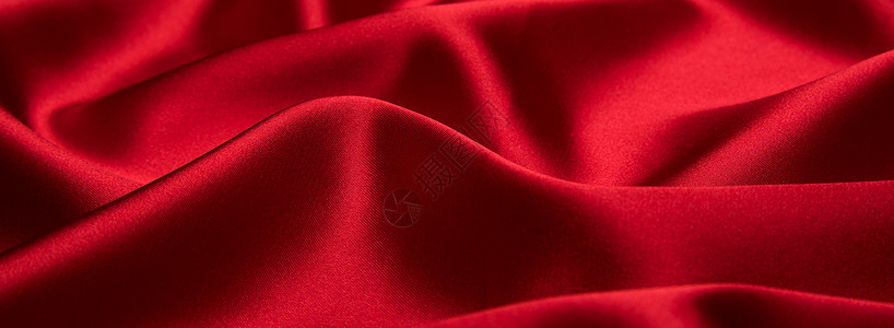 绸缎布红色丝绸背景素材背景