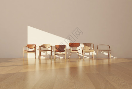 现代简约椅子组合背景图片