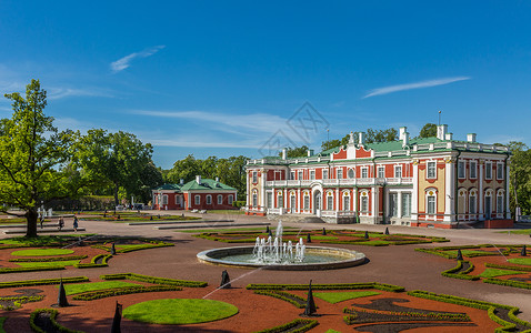 宫廷花园欧洲宫廷古典花园背景