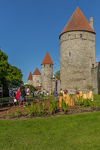 欧洲中世纪古城墙图片