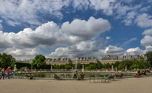 法国巴黎杜乐丽花园图片