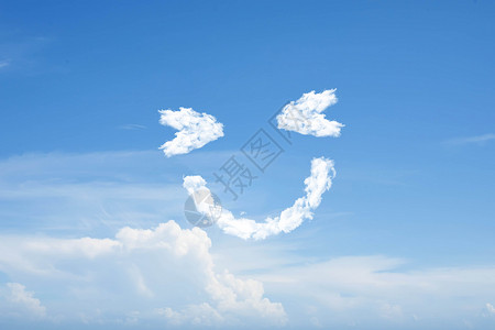 云彩天空云彩笑脸设计图片