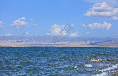 青海湖背景图片