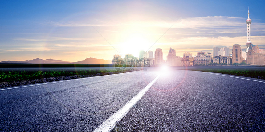 汽车道路背景图片