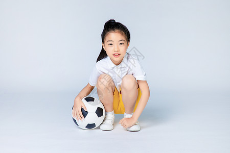 儿童足球运动背景图片