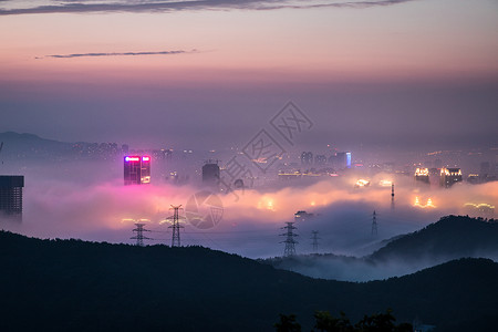 梦幻平流雾工业高清图片素材