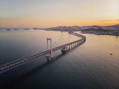 大国崛起大连星海湾大桥背景