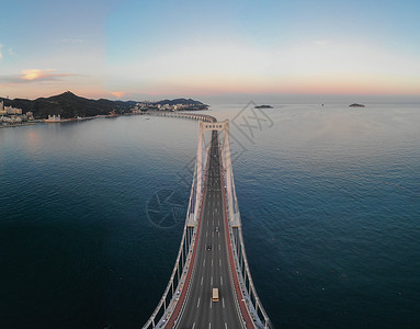 大国崛起大连星海湾大桥背景