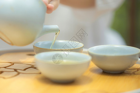 茶艺文化倒茶图片