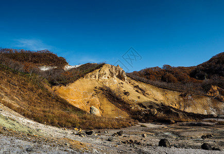 登别地狱谷背景图片