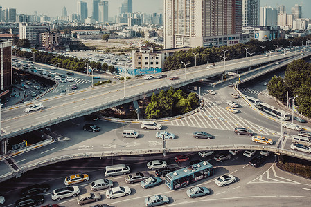 现代城市立体交通高清图片
