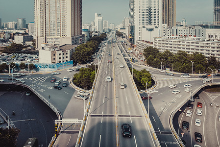 交通畅通现代城市立体交通背景