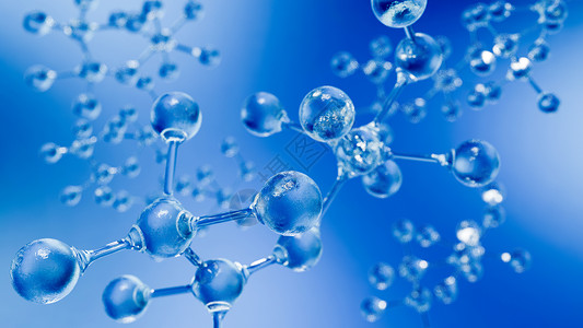 化学物质分子结构场景设计图片