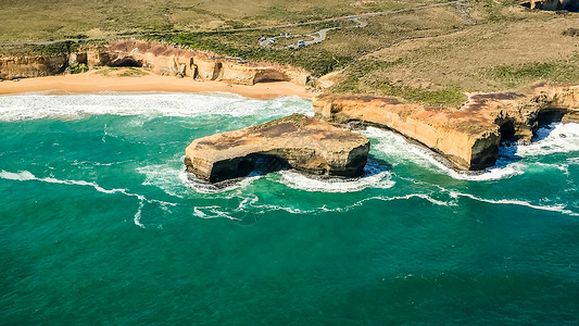 澳大利亚海边礁石高清图片素材