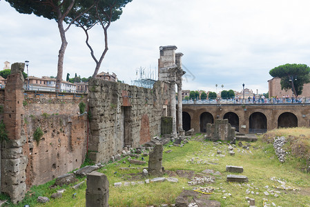 意大利罗马古建筑遗址城市高清图片素材