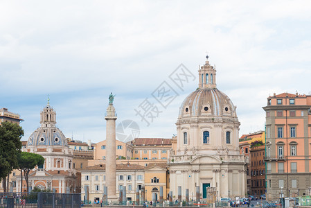 天主教的意大利罗马教堂背景