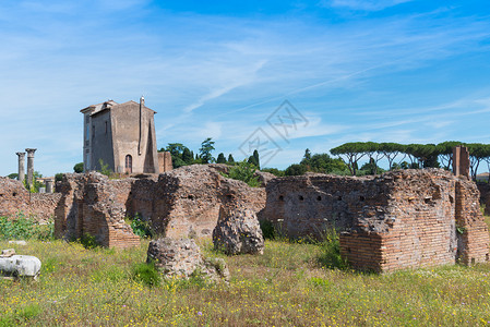 意大利罗马古建筑遗址欧洲高清图片素材