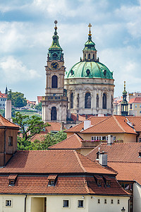 捷克布拉格城市风光背景图片
