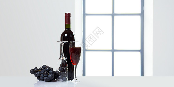 空红酒杯红酒设计图片