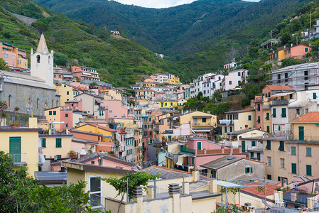 意大利五渔村背景图片