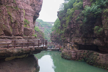 河南云台山风光背景图片