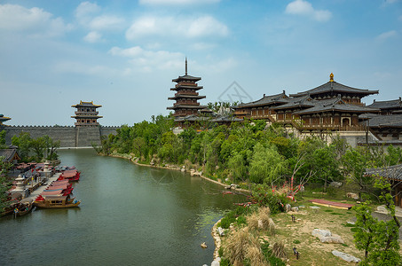 中元节猫妖湖北襄阳唐城影视城背景